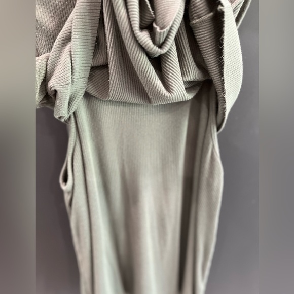 LEGOE HERITAGE Rib Knit Nursing Tank. Mineral Green. Size 0. - Picture 5 of 5